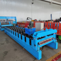 Machine de formage de tôles métalliques pour toitures trapézoïdales monocouche de forme personnalisée, matériel de construction, prix