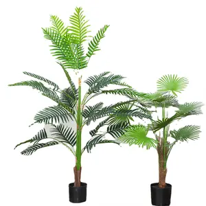 Kunstmatige Ansjovis Groene Plant Bonsai Landschap Nordic Kunstmatige Valse Boompot Decoratie Woonkamer Losse Staart Zonnebloem