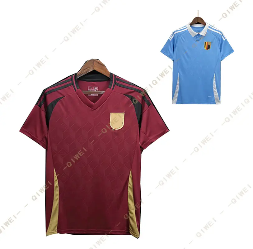 2425 европейские футбольные комплекты бельгийские футбольные майки домашние выездные футбольные комплекты Debroune #7 для взрослых на заказ