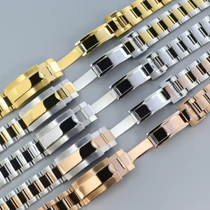 <span class=keywords><strong>Bracelet</strong></span> de <span class=keywords><strong>montre</strong></span> de luxe en acier inoxydable avec fermoir déployant réglable 19CM pour <span class=keywords><strong>homme</strong></span>, personnalisable en usine, haute qualité - Product Image 2