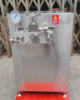 Homogénéisateur et pasteurisateur de lait automatique à bon prix petite machine de pasteurisation d'homogénéisation de jus de fruits laitiers à vendre
