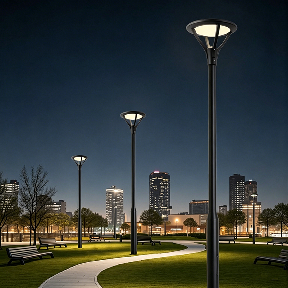 LED Garden Light Waterproof Aluminum Pole Mounted High Efficiency for Outdoor Garden and Patio Use