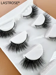 Natürliche schwarze Cat Eye Faux Nerz Wimpern voller Streifen Wimpern Großhandel Winged Faux Nerz Wimpern Mit kostenloser Box