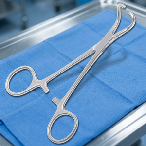 Pince à serviettes Tohoku, instrument chirurgical manuel en acier inoxydable, certifié CE Classe I, pour utilisation en salle d'opération - Product Image 3