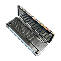 Palettes de fards à paupières vides en vrac, étiquette privée, emballage de maquillage en métal de haute qualité
