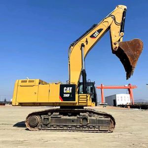Excavatrice de chantier Caterpillar 390FL 390F de grande taille, d'occasion, avec moteur Cat C18, pour travaux de construction, carrière et exploitation minière - Product Image 1