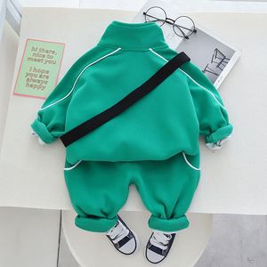 1 2 3 4 5 년 소년 옷 긴 저지 셔츠와 바지 세트 2 개 아기 운동복 일치하는 어린이 의류 땀 세트 - Product Image 4