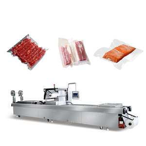 Máquina Automática para Sellado de Bandejas con Film Estirable, 4-7 Ciclos/Min, Ancho de Banda Inferior <span class=keywords><strong>322</strong></span>/422/522/622mm - Product Image 1