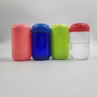 Bouteille en plastique PET/HDPE aux couleurs personnalisées, pour la nutrition sportive, les protéines/l'huile de poisson/les capsules