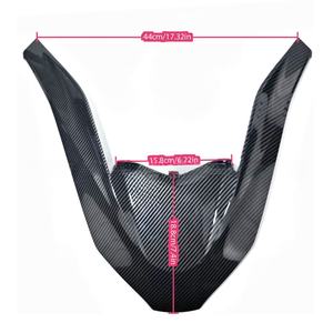 Cubierta Decorativa Delantera para Motocicleta, Apta para Modificación de Carrocería Honda PCX160, Cubierta Decorativa Delantera con Patrón de Fibra de Carbono - Product Image 2