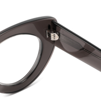 Nouvelle monture de lunettes optiques de prescription pour femmes, élégante et tendance, en acétate épais, œil de chat, pleine monture, pour OEM et ODM