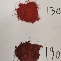 Poudre de couleur rouge de pigment d'oxyde de fer pour les carreaux de route de ciment