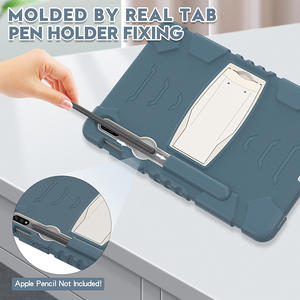 ฝาครอบซิลิโคนป้องกันสำหรับเด็ก,เคสแท็บเล็ต Samsung Galaxy <span class=keywords><strong>S7</strong></span>พร้อมที่ใส่ปากกา SM-T870/T875กันกระแทกทนทาน - Product Image 6