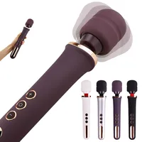 Enorme bacchetta magica personale AV massaggiatore carica USB 10 velocità G Spot vibratore stimolatore clitoride femminile giocattoli per adulti per donna sesso