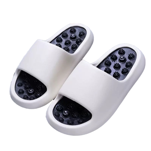 Sandalias de Acupresión para Hombre, Diseño de Diamantes, Punta Abierta, Casuales, para Verano, Playa, Exterior, con Parte Superior de EVA - Product Image 1