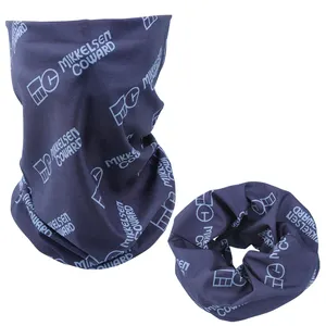 Kustom sublimasi cetak multifungsi Headwear bandana mulus Polyester leher Gaiter