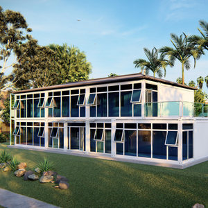 Maison Modulaire de Luxe Personnalisée : <span class=keywords><strong>Prix</strong></span> des Modules Préfabriqués, Maison Modulaire en Verre pour Logement d'Urgence - Product Image 1