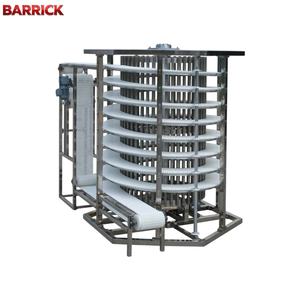 Gıda Sınıfı Paslanmaz Çelik Vidalı Konveyör Sistemi Anti-Bakteriyel <span class=keywords><strong>Spiral</strong></span> Konveyör İçecek Kutusu Paketleme İçin - Product Image 5