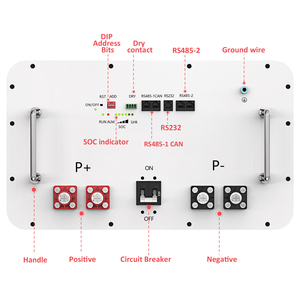 EU Stock Vertical Solar <b>Battery</b> <b>48V</b> 51.2V 314Ah 16kwh V19 BMS Standing Style Lithium Ion <b>Battery</b> Pack for Home Use - Product Image 4