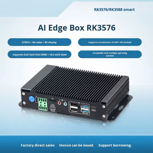 Caja de Computación de Borde con IA Totalmente Cerrada RK3588/RK3576/RK3399, Potencia de Computación NPU de 6TOPS, Algoritmo Python YOLO - Product Image 4