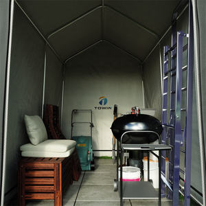 <span class=keywords><strong>Abri</strong></span> <span class=keywords><strong>de</strong></span> <span class=keywords><strong>jardin</strong></span> vert cadre en aluminium outil extérieur bricolage stockage d'outils - Product Image 6