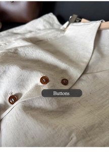 Set da <span class=keywords><strong>donna</strong></span> in misto lino con scollo a V <span class=keywords><strong>Casual</strong></span> Top Fashion eco-friendly tessuto con decorazione <span class=keywords><strong>Online</strong></span> all'ingrosso sostenibile fornitore - Product Image 3