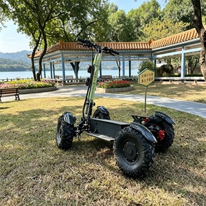 สกู๊ตเตอร์ไฟฟ้าพับได้สำหรับผู้ใหญ่ รุ่น Heavy Duty 3000w*4 60V 100กม./ชม. ยางใหญ่ 4 ล้อ HPHLHBCBM16 60V มอเตอร์คู่ พับได้ 4 ล้อ - Product Image 3
