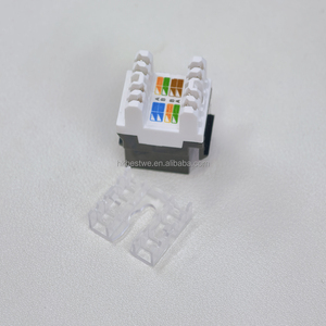 Good Price 180 Degree No Punch Down 8P8C CAT6 Toolless Modular Jack Tool Free CAT6 RJ45 Jack for Cabinet Patch Panel Wall Plate - Product Image 5