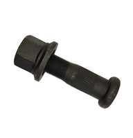 Nouvelles pièces automobiles : Vis de fixation de roue, goujon de moyeu, boulon de roue 40Cr Grade 10.9/12.9 pour véhicules lourds ROR M22X1.5*110mm