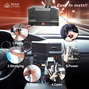 Vehículo de 2 canales <span class=keywords><strong>DVR</strong></span> 4G GPS MDVR para Taxi con cámara Dual 1080P Dashcam CMSV6 plataforma H.265 monitoreo de video para taxis camiones - Product Image 6