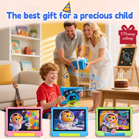 Tablet Anak 10.1-Inci Intel Android 12.0 3GB 64GB Kartu 4Gsim  Casing Edukasi EVA 4000mAh untuk Anak-Anak Baru