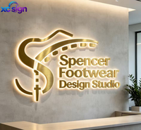 Enseigne commerciale LED rétroéclairée en acier inoxydable avec surface en acrylique, rainure de guidage lumineux, transformateur et prise pour maison, bureau, bar, bâtiments, mariage