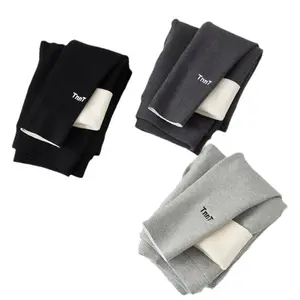 <span class=keywords><strong>Leggings</strong></span> Invernali da Donna a Vita Alta, Senza Cuciture, in Maglia Traspirante, Colore <span class=keywords><strong>Nero</strong></span> Vellutato - Product Image 1