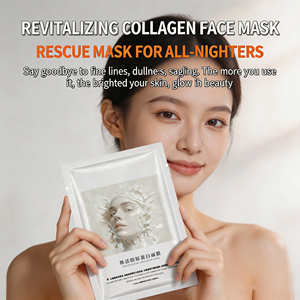 Masque facial en cristal raffermissant au collagène, anti-âge, texture aqueuse hydratante, éclaircissant et translucide, soin de la peau du visage lissant - Product Image 5