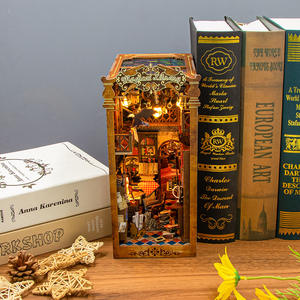 Regalo de Halloween, Rompecabezas 3D de Madera para Armar, Librería Mágica, Modelo Arquitectónico, Decoración Creativa para el Hogar, Juguetes para Aliviar el Estrés, Único - Product Image 4