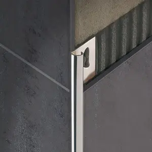 Profilé Angle extérieur miroir et carrelage, acier inoxydable 304L, argent, 5 pièces, meilleure vente 2022