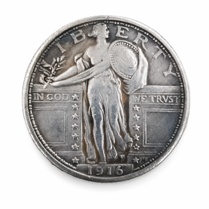 Moneda Conmemorativa Personalizada de la Libertad, Chapada en Plata Antigua, Relieve 3D, Medalla de Metal, Arte Coleccionable, Regalo, OEM, ODM - Product Image 1