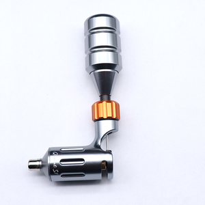 Cartucho de aguja de tatuaje <span class=keywords><strong>QUATAT</strong></span> S1, máquina rotativa de aluminio de alta calidad, negro azabache - Product Image 4