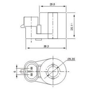 Nijia Technology Fuel Injection Rail Coil NJT-219 For Diesel Engine Replacement <b>Part</b> - Product Image 2