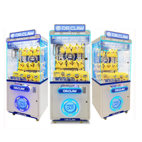 Machine à griffes pour monnaie et pièces de monnaie canadienne personnalisée pour petits jouets en peluche et grandes poupées Machine de jeu de grue à pièces Centres de jeu