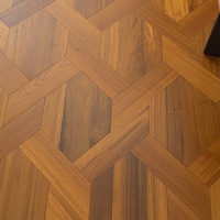Plancher de bois de parquet de maison d'usine Plancher de bois de noyer américain Plancher de bois dur d'ingénierie de luxe