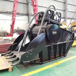 Bibo Best Mining Quarry Rock Rusher Machine Excavator Concrete Demolition Waste Crusher Bucket Construction Waste Crushing in Sa - Product Image 3