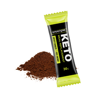 Barres protéinées Keto pour adultes Greenpie, vente chaude, personnalisées, imprimées, fraîches, épicées, sans goût, emballage en boîte