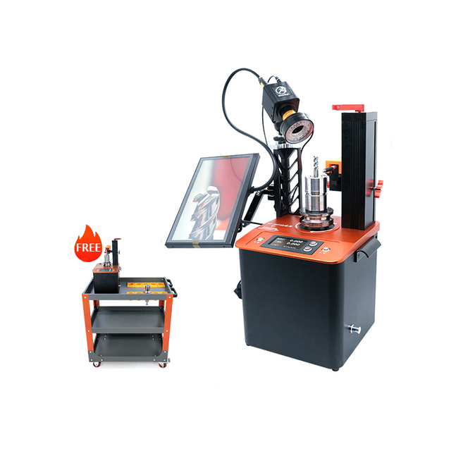 Precision Measuring Tool Runout Measuring Instrument Setting Gauge Digital Portable CNC Tool Presetter Orange 6-Month Warranty