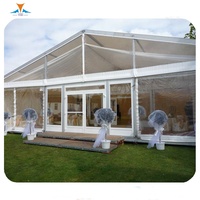 Tente de réception transparente Eashl Event Guangzhou en aluminium et PVC, 10m x 15m, pour mariages - Grande Vente