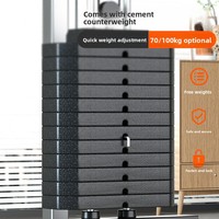 Máquina de Poleas de Acero de Brazo Único, Estación de Poleas Lat Pulldown, Plataforma Multifuncional para Dominadas, Equipo de Fitness Multifuncional para el Hogar 70kg/100kg
