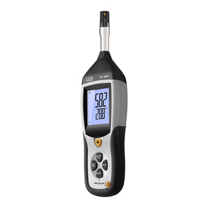 CEM DT-8896 เครื่องวัดอุณหภูมิอินฟราเรดพร้อมเครื่องวัดความชื้นแบบวัดค่าหลอดวัดอุณหภูมิแบบเปียกและแห้ง สำหรับใช้ในบ้าน ห้องปฏิบัติการ และโรงงาน - Product Image 3