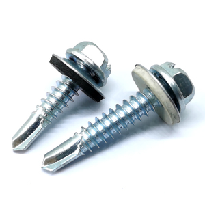 Tornillo Autorroscante <span class=keywords><strong>para</strong></span> Techos con Cabeza Hexagonal y Arandela, Acero Inoxidable con Acabado Óxido Negro, Estándar DIN, Anticorrosión, Marca CT - Product Image 4