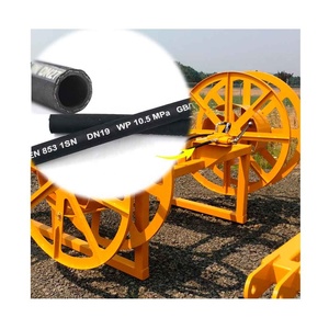 큰 직경 뜨거운 기름 유연한 <span class=keywords><strong>1.5</strong></span> 인치 연료 블랙 SAE R1 유압 호스 - Product Image 1