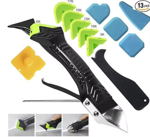 Kit di Attrezzi per Sigillatura 5 in 1, Spatole in Silicone per Finitura - Product Image 1